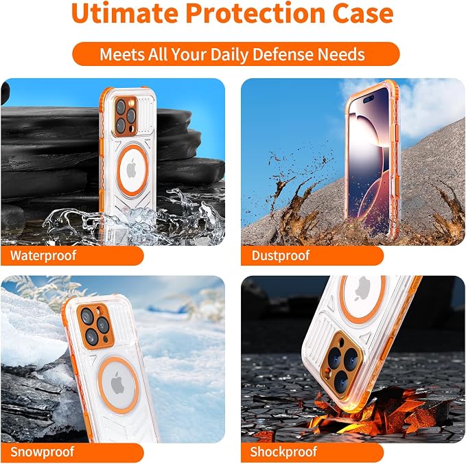 for iPhone 16 Pro Waterproof Case Compatible - Image 4