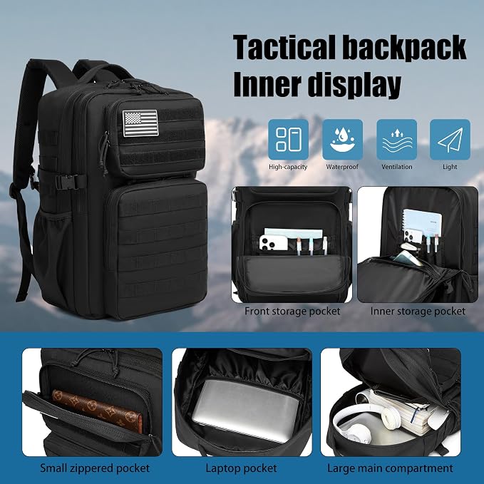 Wotony Military Tactical Backpack - Image 7