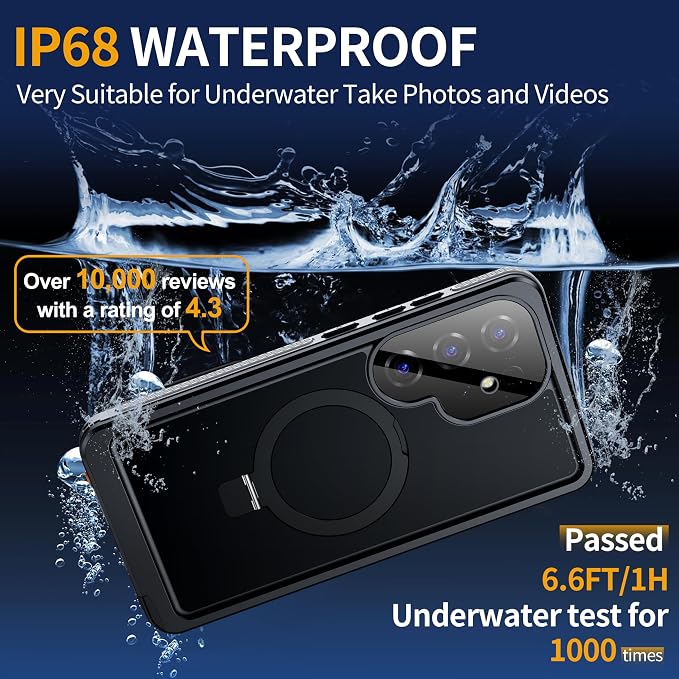 ANTSHARE IP68 Waterproof Case for Samsung Galaxy S25 Ultra - Image 3