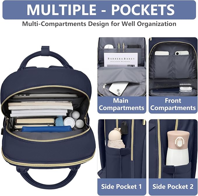 Laptop Backpack for Women Work Bag - Image 3