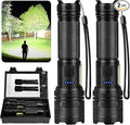 THY TRY Rechargeable LED Flashlights High Lumens, 90000LM Super Bright by THY+TRY
