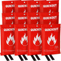 Crystal Lemon Fire Blanket 12-Pack, 39x39 Multi-Use Emergency Fire Suppression by CrystalLemon