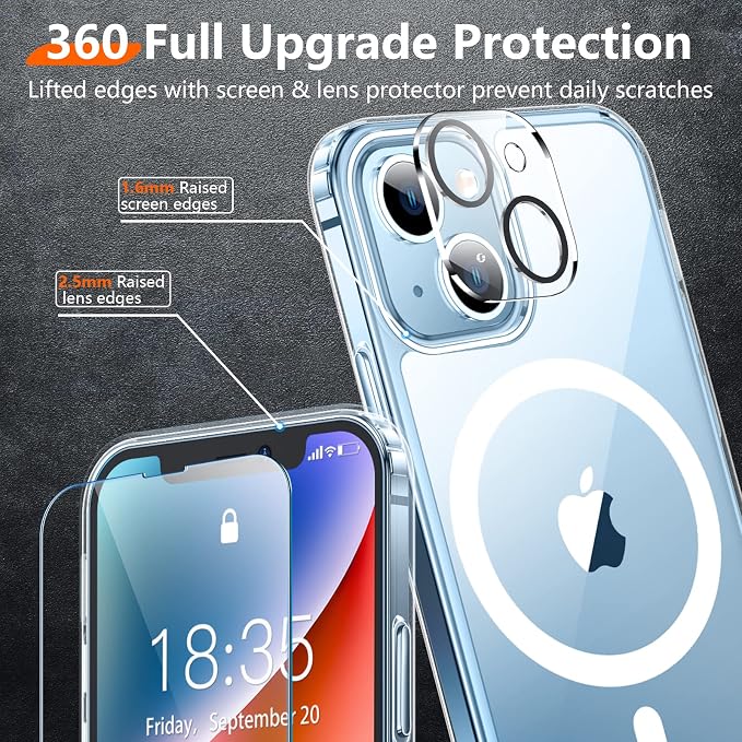 Red2Fire Magnetic for iPhone 14 Plus Case Heavy Duty Shockproof Phone Case 6.7" - Image 4