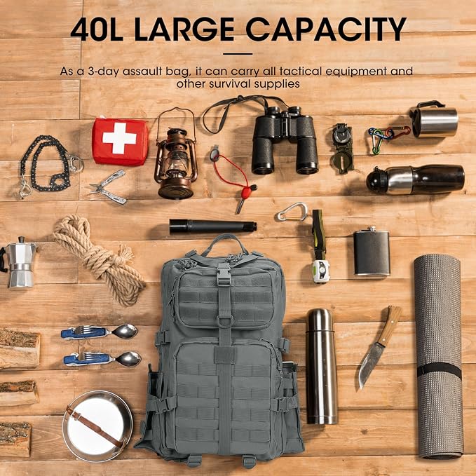 REEWBOW GEAR 40L Military Tactical Backpack - Image 3