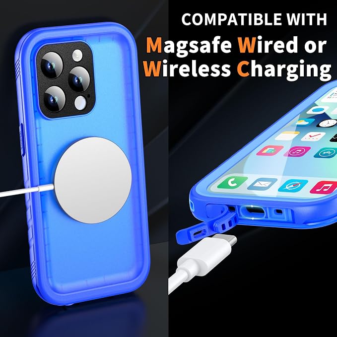 Cozycase Compatible with iPhone 14 Pro Max Waterproof Case - Image 6