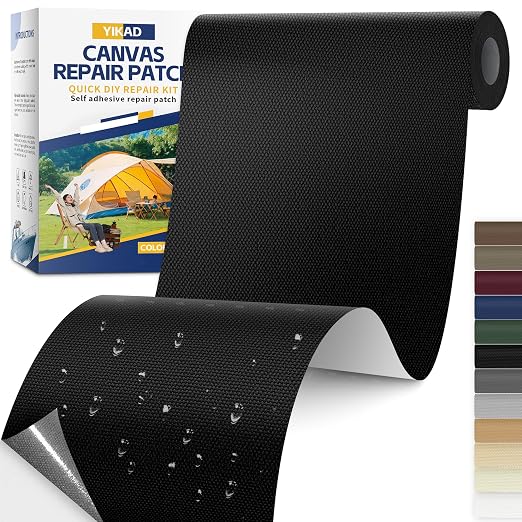 Fabric Repair Tape, Self Adhesive Canvas Repair Patch, Waterproof Outdoor by Unknown