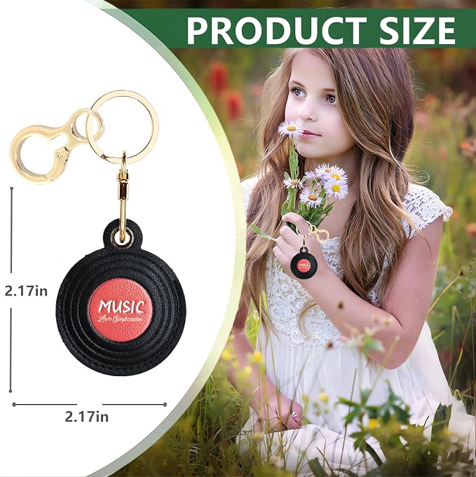 Leather Keychain Holder Case Compatible - Image 2