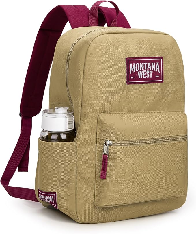 Montana West Backpack for Women Men 2 PCS Lightweight College Bookbags Casual - Image 3