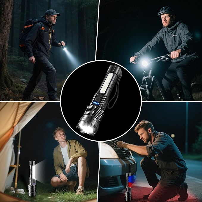Rechargeable Flashlights High Lumens, 7Mode LED Flashlight Rechargeable - Image 8