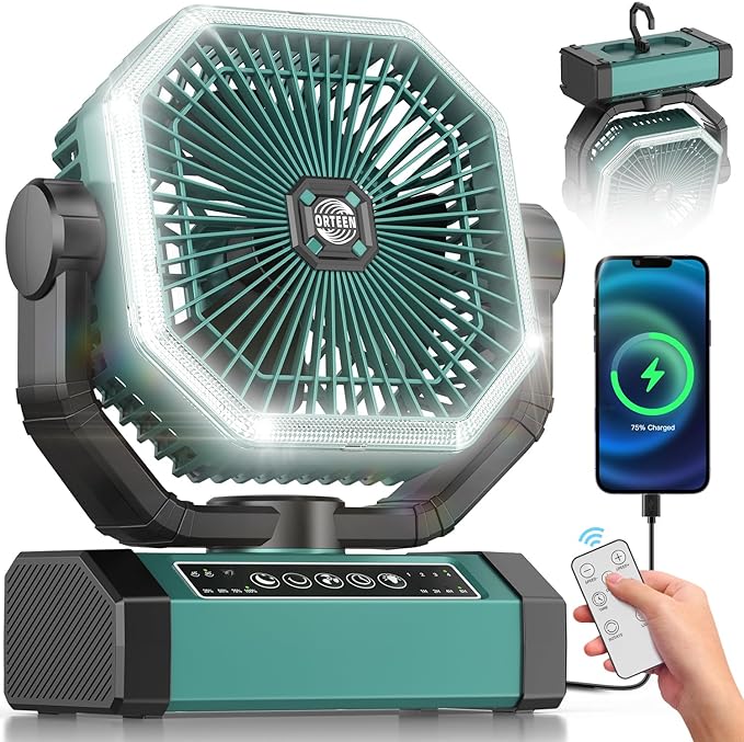 Portable Rechargeable Fan by Orteen