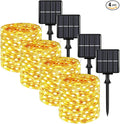 Extra-long 288FT 800LED Solar Fairy String Lights, 8 Lighting Modes, Warm White by BringYouBrightFuture