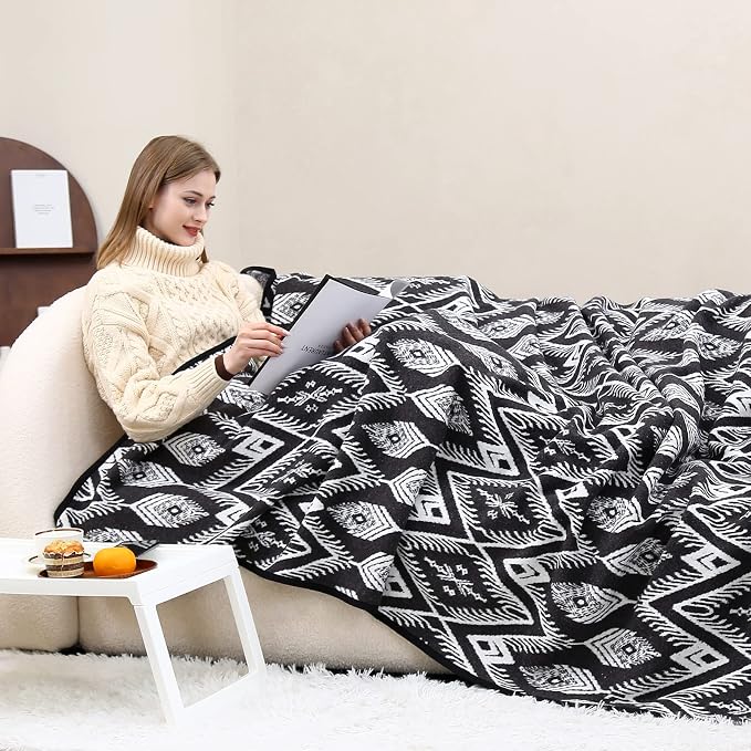 PuTian Merino Wool Blanket Camping Outdoor Blanket - Image 2