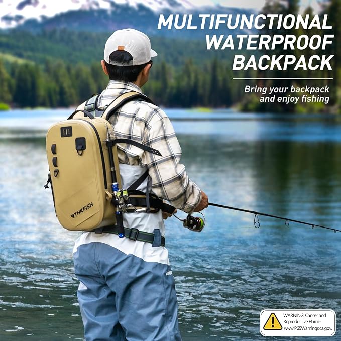 THKFISH IPX8 Waterproof Fishing Backpack - Image 6