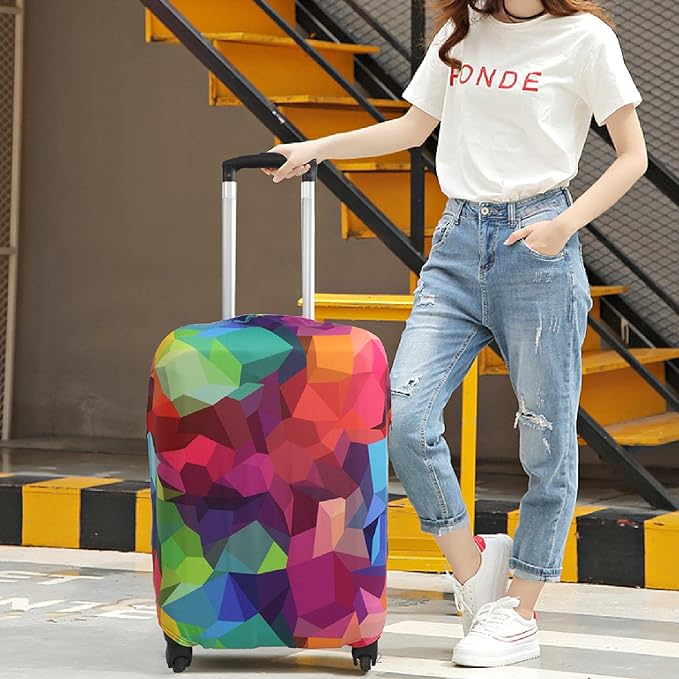 Explore Land Travel Luggage Cover Suitcase Protector Fits 18-22 Inch Case - Image 6