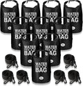 Jexine 10 Pack Dry Bag Waterproof, 5L Ultralight Dry Sacks Roll Top Storage Bag by Jexine