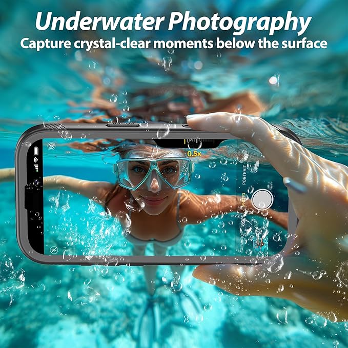 SPORTLINK for iPhone Air Case, IP68 Waterproof Military Protective Full Body - Image 6