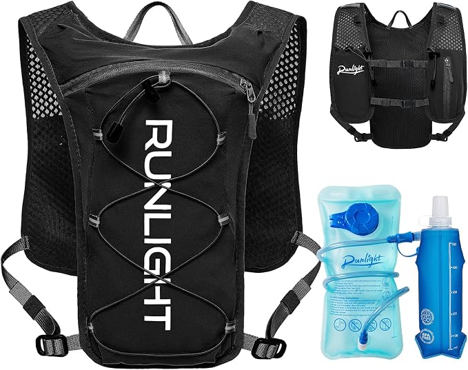 Runlight Running Vest for Women Men Lightweight Hydration Backpack Pack by OutdoorSports