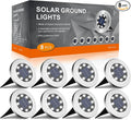 INCX 4.6 inch Solar Lights for Outside, 8 Pack Solar Light Outdoor Waterproof by INCX