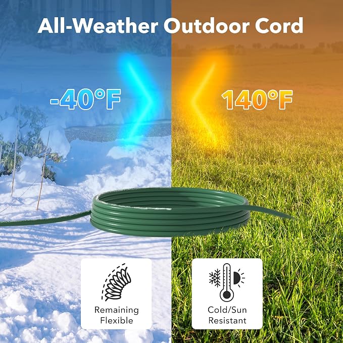 BN-LINK 2-Pack 15Ft Outdoor Extension Cord - Image 5