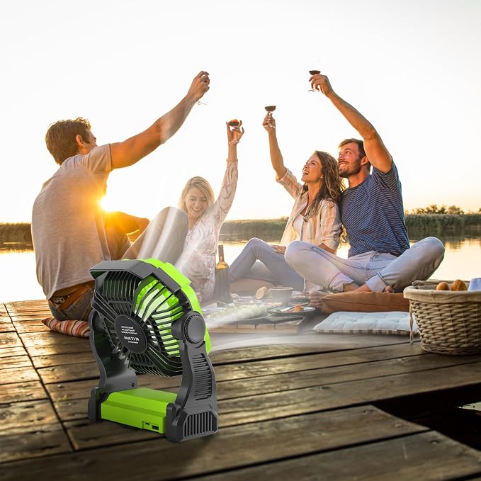 Rechargeable Portable Camping Fan - Image 7