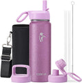 Coolflask Water Bottle 24 oz Insulated by Coolflask