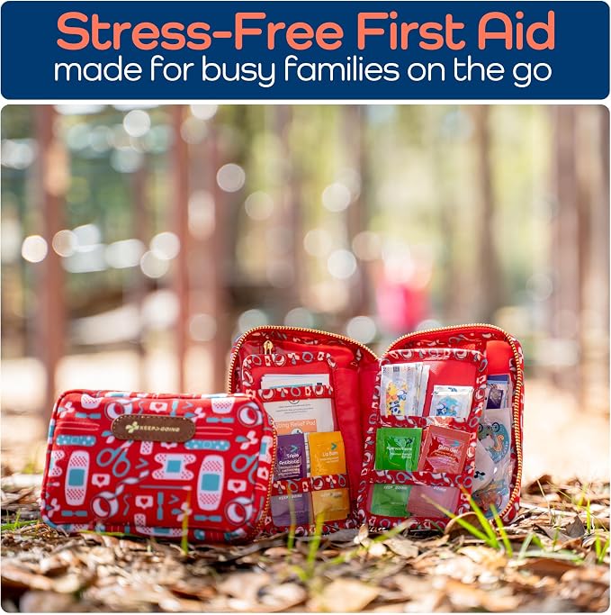 KeepGoing Travel First Aid Kit for Kids – 130 Pc. for Car, Diaper Bag & Backpack - Image 5