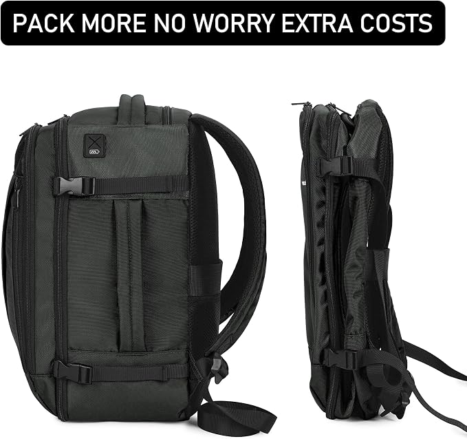 ECOHUB Travel Backpack 18x14x8 Spirit Airlines Personal Item Bag Carry On - Image 6