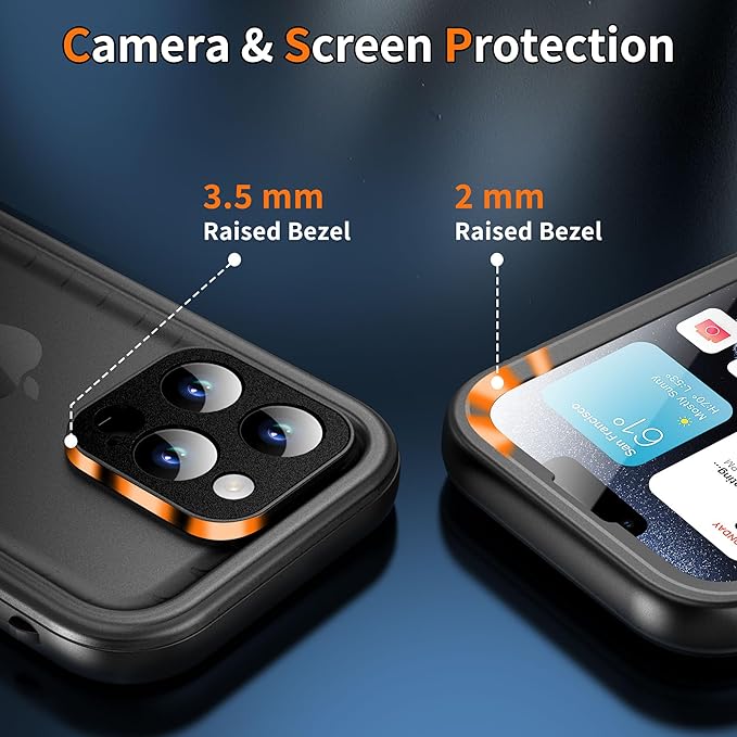 Cozycase Compatible with iPhone 14 Pro Max Waterproof Case - Image 5