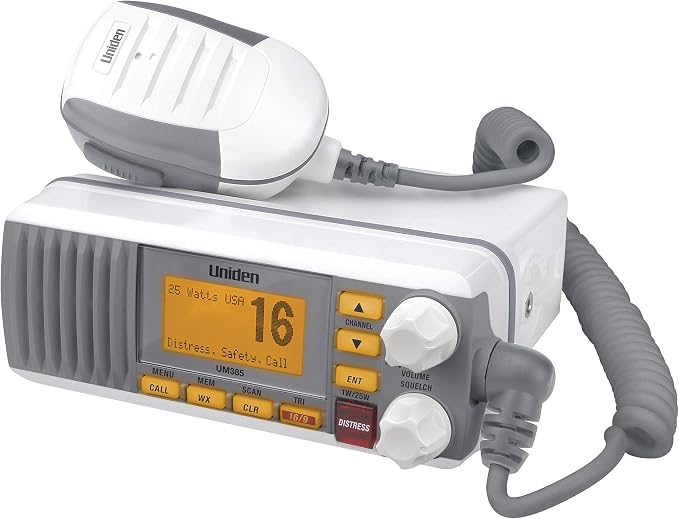 Uniden UM385 25 Watt Fixed Mount Marine Vhf Radio, Waterproof IPX4 - Image 2