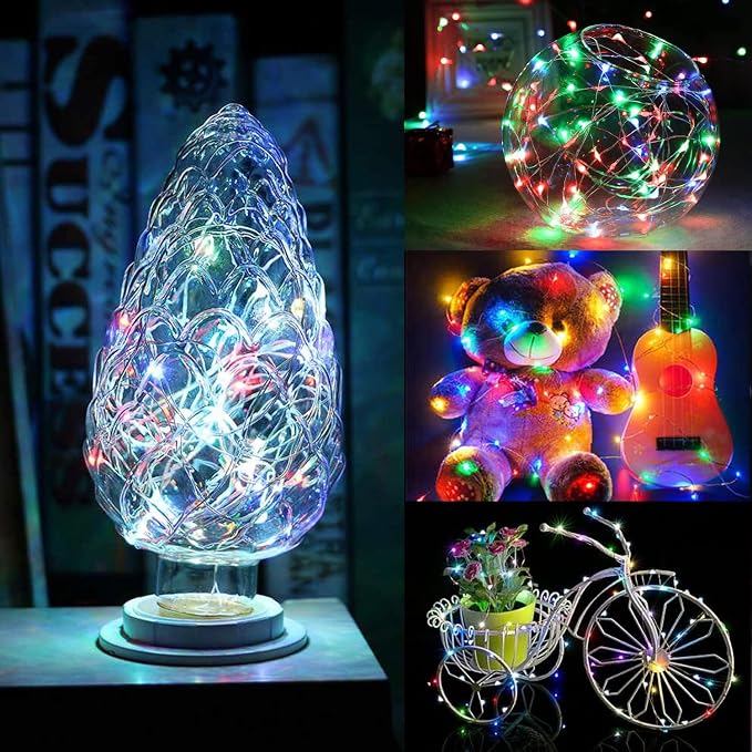 Brightown 12 Pack Multi-Color Fairy Lights Battery Operated - 7ft 20 LED - Image 6