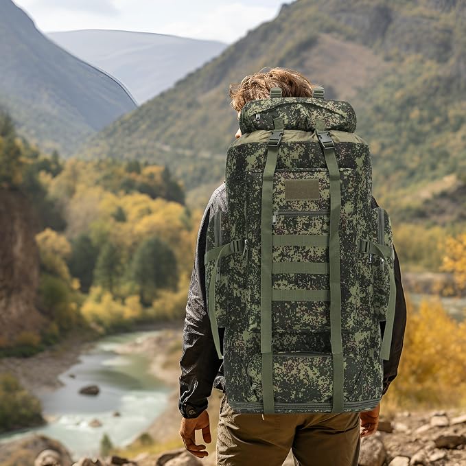 Hiking Backpack for Men 70L/100L Camping Backpack Military Rucksack Molle 3 - Image 7