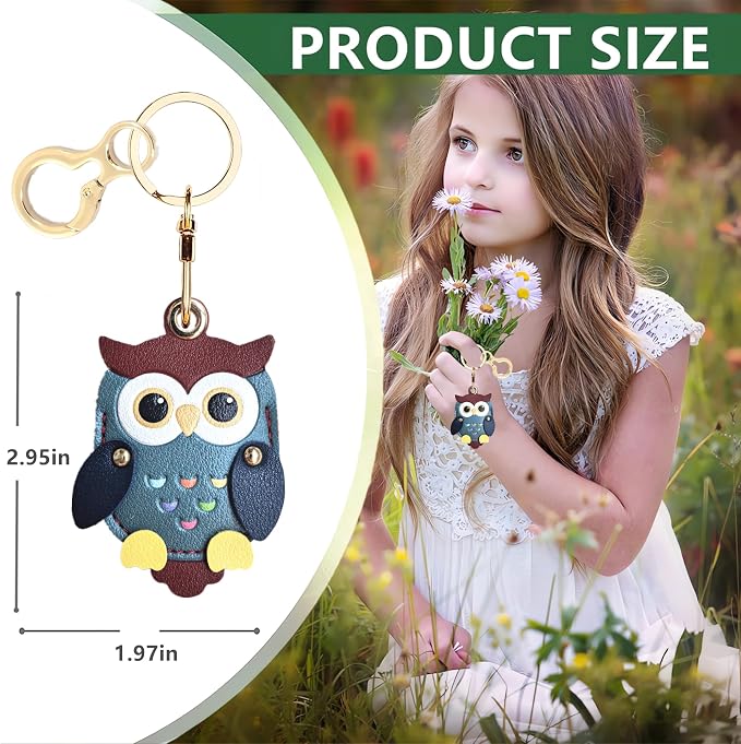 Leather Keychain Holder Case Compatible - Image 2