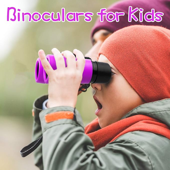 Scotamalone Kids Binoculars Shock Proof Toy Binoculars Set - Image 3