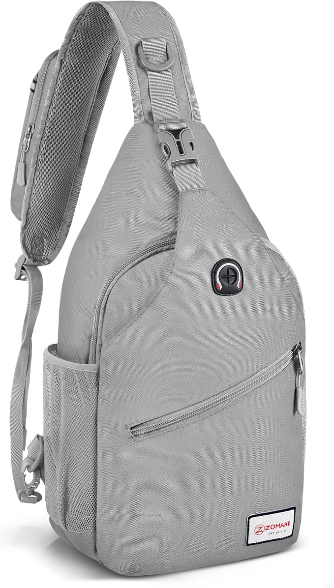 ZOMAKE Sling Bag, Small Crossbody Sling Backpack, Water Resistant Shoulder by ZOMAKE