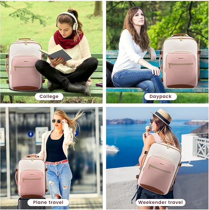 LOVEVOOK 50L Travel Backpack for Women & Men, Airline Approved Carry On Luggage - Image 8