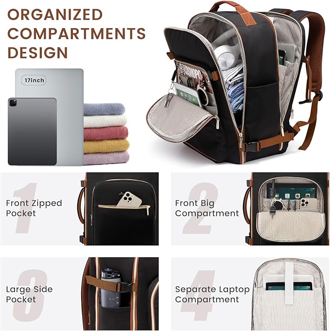 LOVEVOOK 40L Large Travel Backpack - Image 2