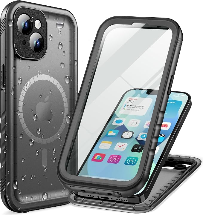 Cozycase for iPhone 13 Waterproof Shockproof Dustproof Case by Cozycase