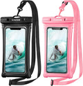 CACOE Floating Universal Waterproof Phone case 2 Pack-Up to 7.0", Phone Pouch by CACOE
