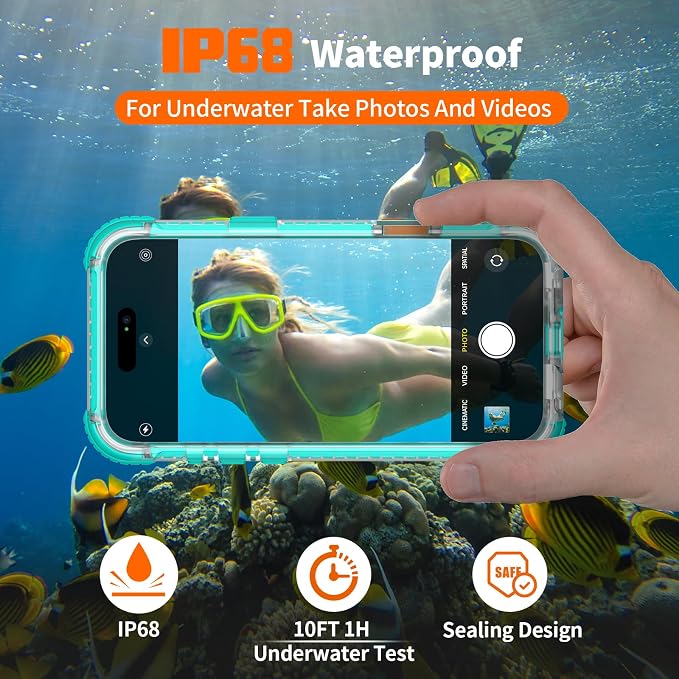 for iPhone 16 Pro Max Waterproof Case Compatible - Image 3