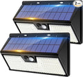 vighep Large Solar Motion Lights Outdoor, 318 LED Super Bright Shed Lights by Vighep