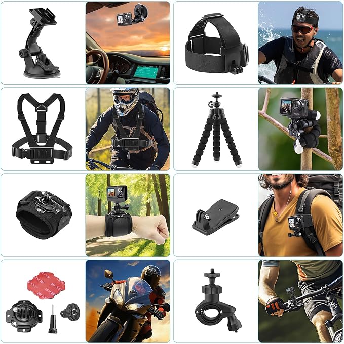 Action Camera Accessories Kit - Image 3