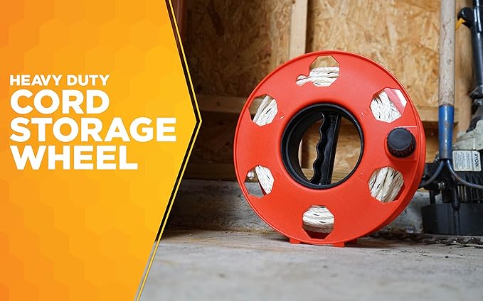 Woods Heavy Duty Cord Storage Wheel - Image 2