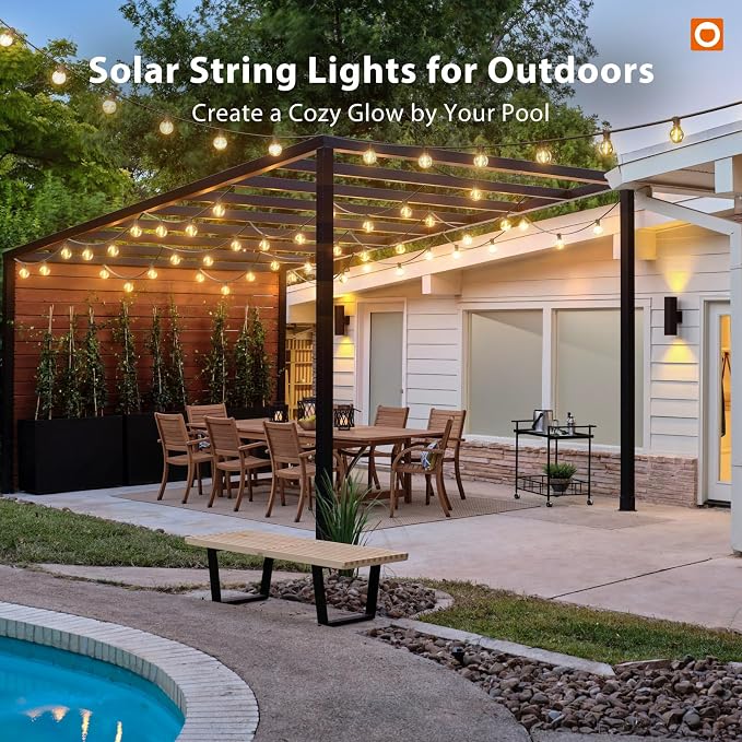 addlon 150FT Solar String Lights Outdoor Waterproof - Image 9