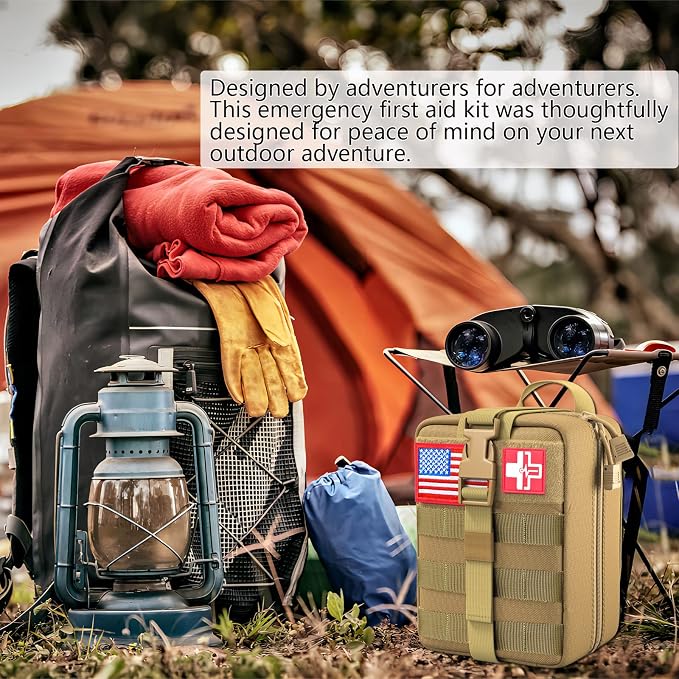 Survival First Aid Kit Outdoor Molle System - Image 6