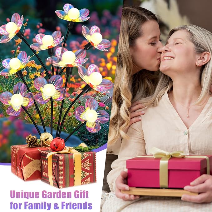 NBQQ Solar Garden Lights Outdoor, Swaying Light Waterproof Solar Lights Outdoor - Image 5