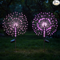 2 Pack 250LED Solar Garden Lights Outdoor, Dual Lighting Modes Firework Lights by Lanthium