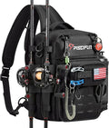 Piscifun Fishing Tackle Backpack, Convertible Sling or Waist Pack, 16-Pocket by Piscifun