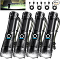 Lylting 4 Pack Rechargeable LED Flashlights High Lumens, 000LM Super Bright by Brightyourwayhome