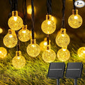 Solar String Lights Outdoor Waterproof, 2 Pack 60 LED 36.5 FT Each, Solar by Brightown