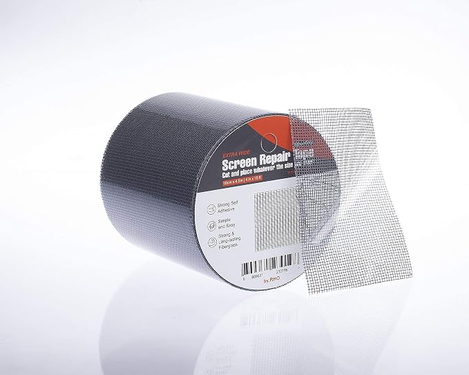 by.RHO Screen Repair Tape, Extra Wide, Adhesive & Waterproof, Fiberglass - Image 9